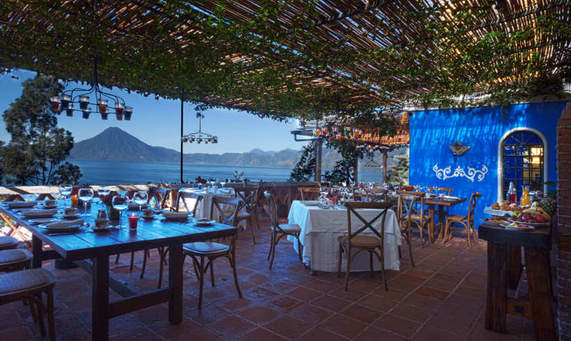 Al fresco dining with stunning views