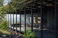 The terrace 