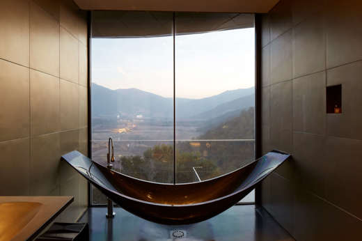 Works of art adorn the hotel