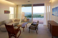 The living room in a bungalow