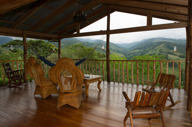 Observe birds from the veranda