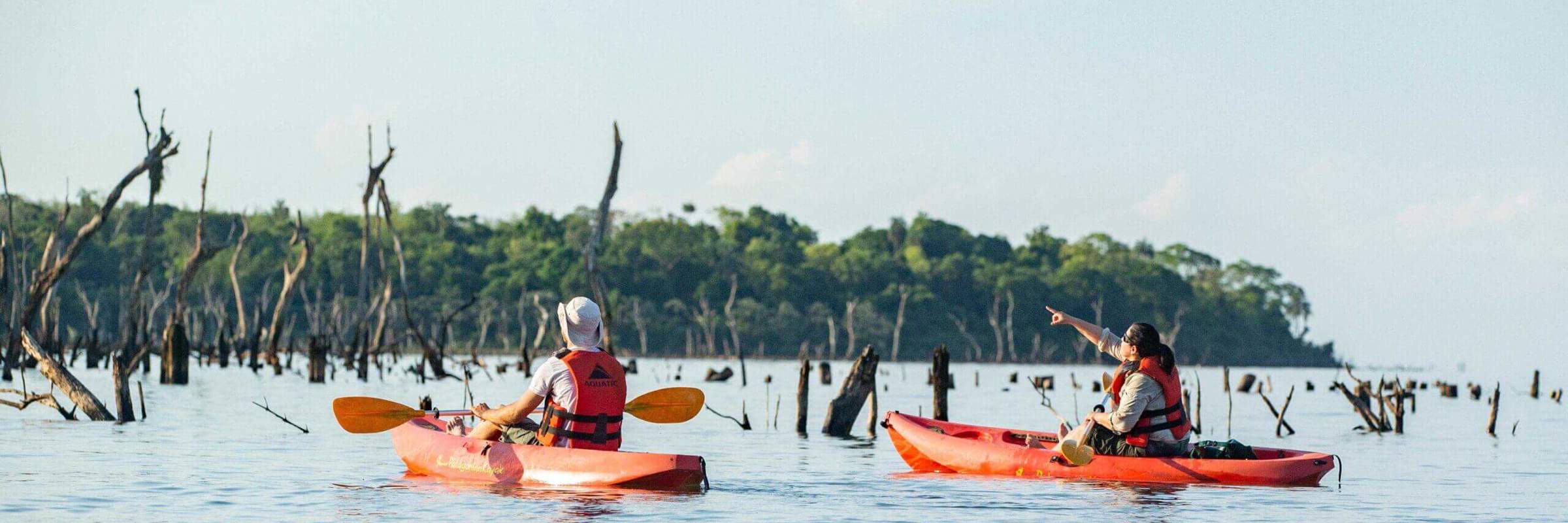 Kayaking on the Parana River 