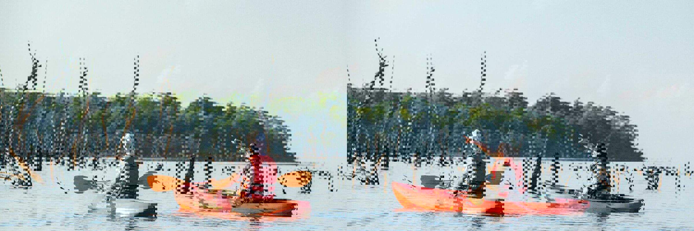 Kayaking on the Parana River 