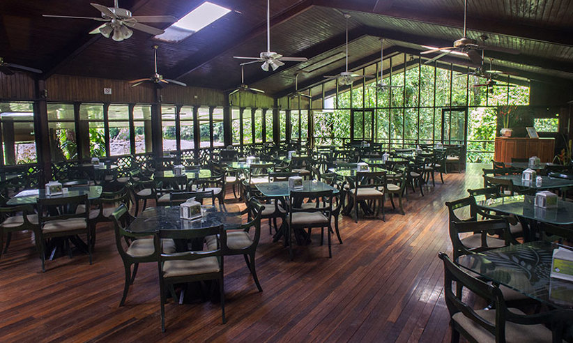 The dining room 