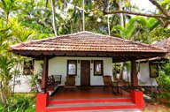 Spacious private cottages