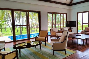 Living room, premium pool villa 