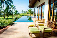 The pool, premium pool villa