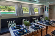 Indoor dining area 