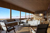 Uyuni Lodge lounge area