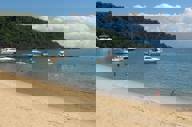 The beach