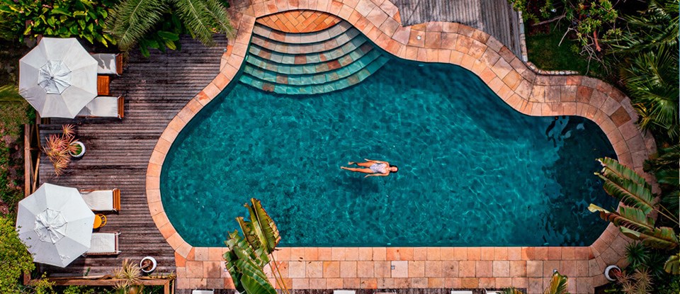Stunning pool at Pousada Mangabeiras