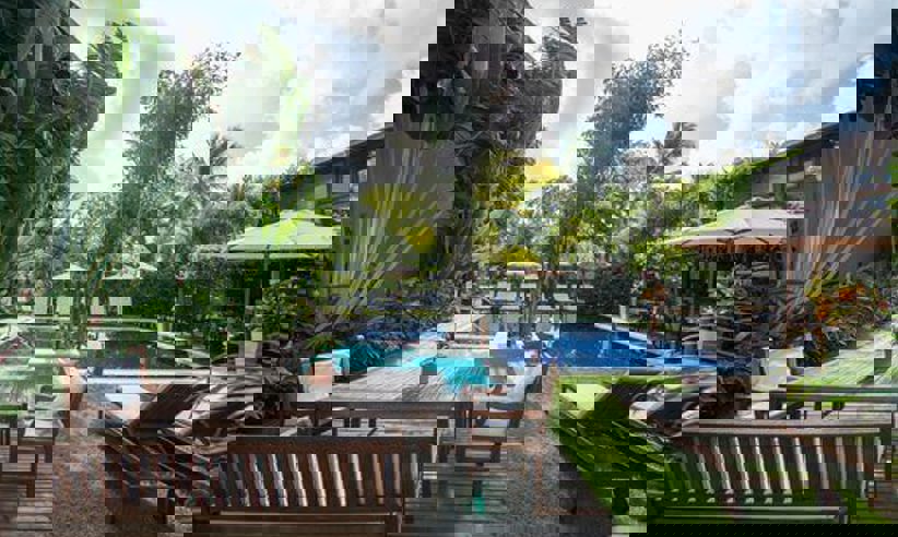Pool and garden