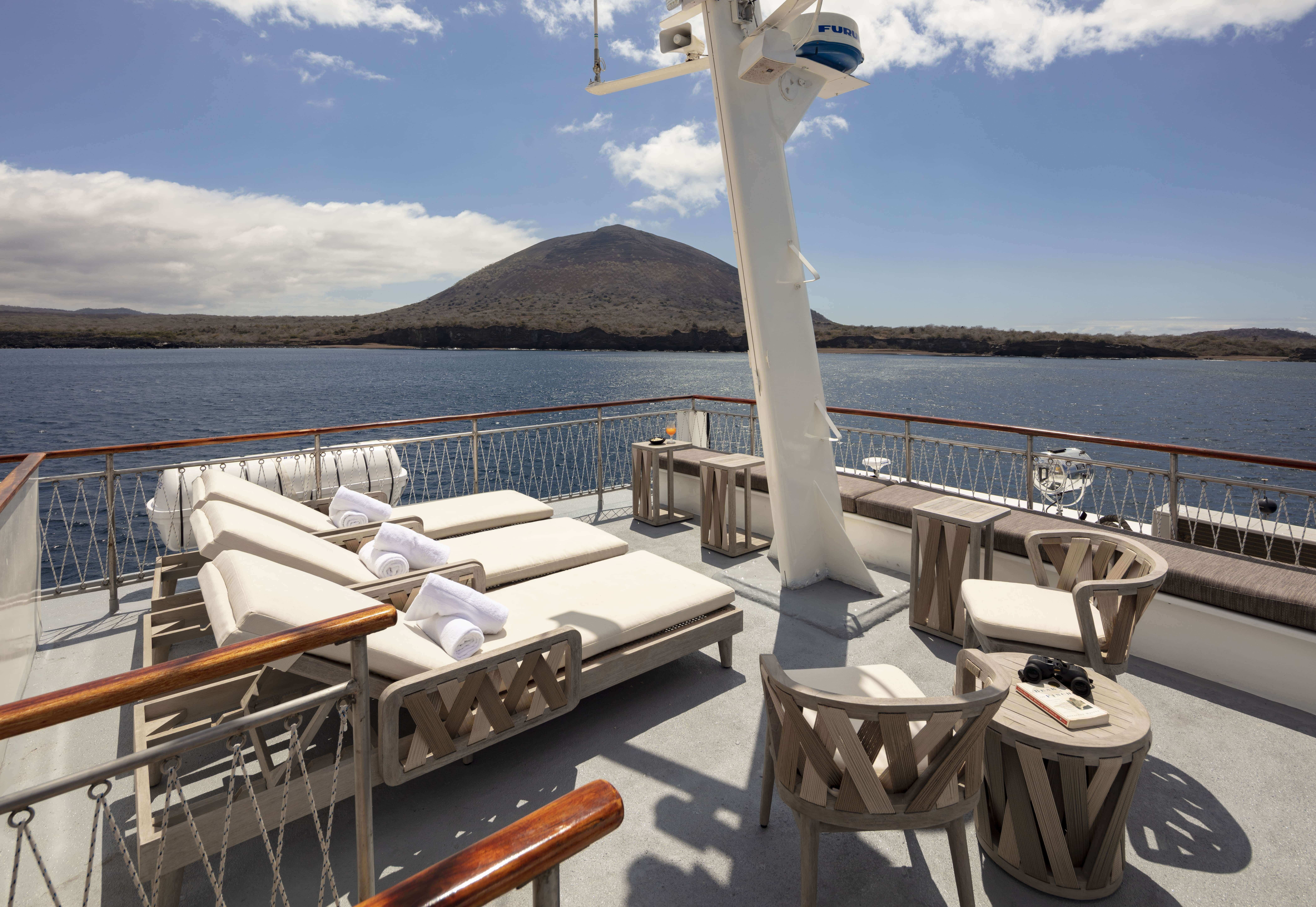 Relax on the sun deck 