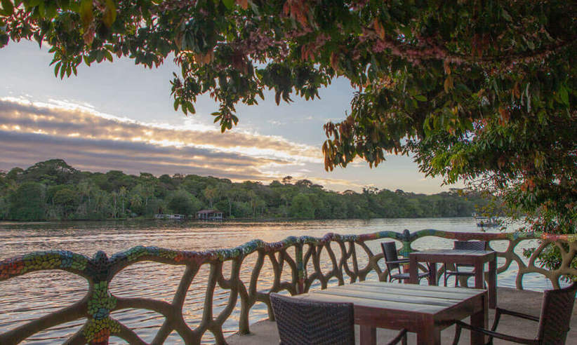 View of the lagoon