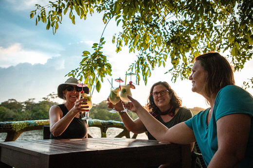 Enjoy a drink with amazing views 