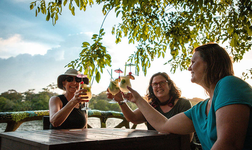 Enjoy a drink with amazing views 