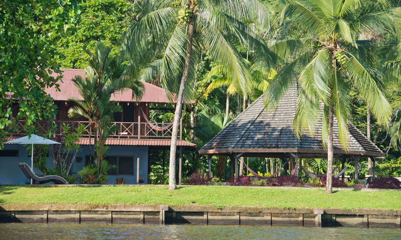 Enjoy lush gardens 