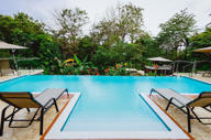 The main swimming pool