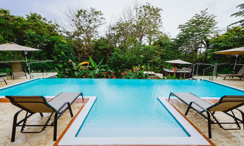 The main swimming pool