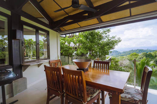 Stunning views from your private dining area 