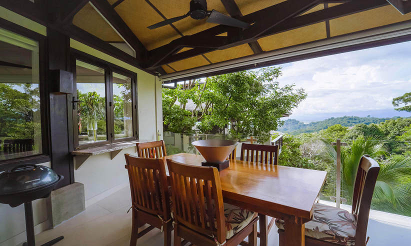 Stunning views from your private dining area 