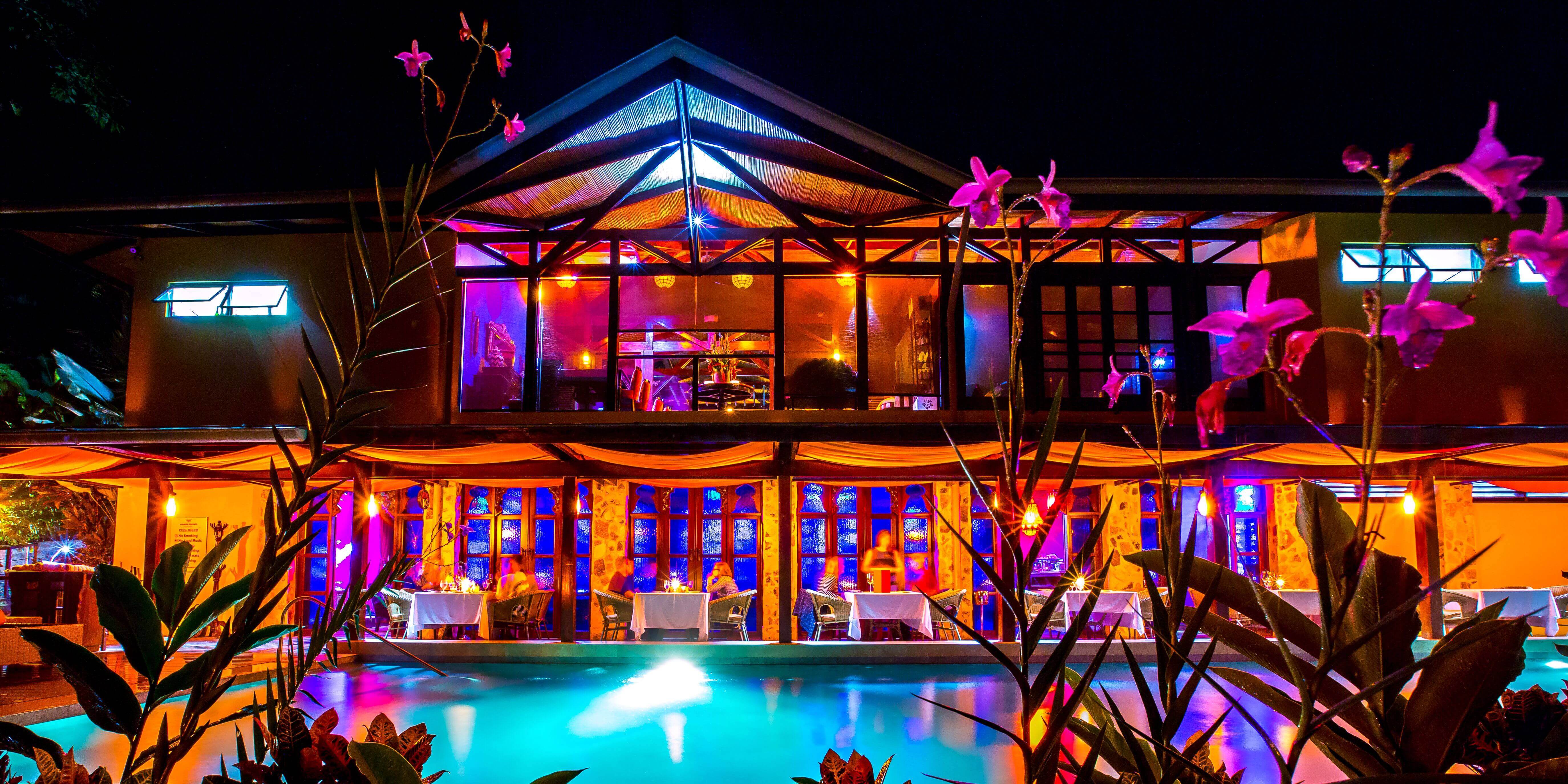 Dining at night