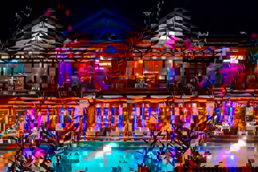 Dining at night