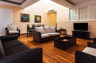 Social area in a two-bedroom villa