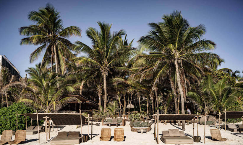 The stunning and quiet beach
