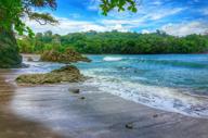The beach is only 1.2km walking distance from the hotel