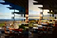 Great views from the restaurant