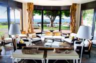 The lounge, with an amazing view