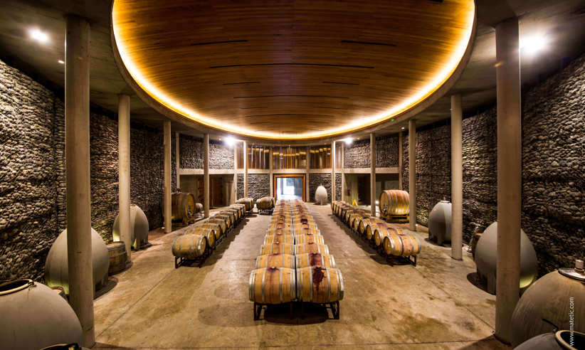 A wine cellar 