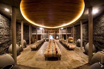 A wine cellar 