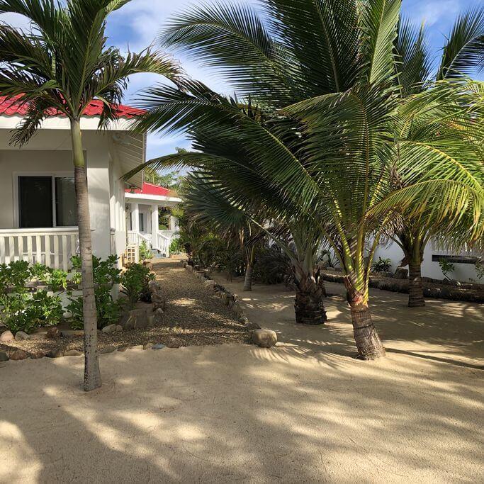 Beachside cabana