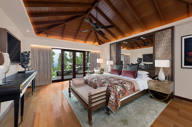 The rooms and villas have stunning mountain views 