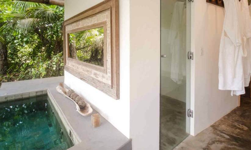 The plunge pool