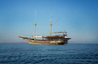 Phinisi Wae at sea
