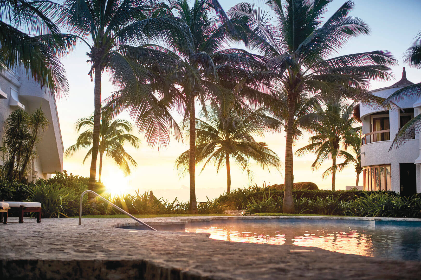 The pool awaits