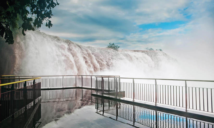 You can walk from the hotel to the incredible Iguassu Falls