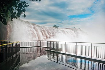 You can walk from the hotel to the incredible Iguassu Falls