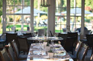 The elegant restaurant 