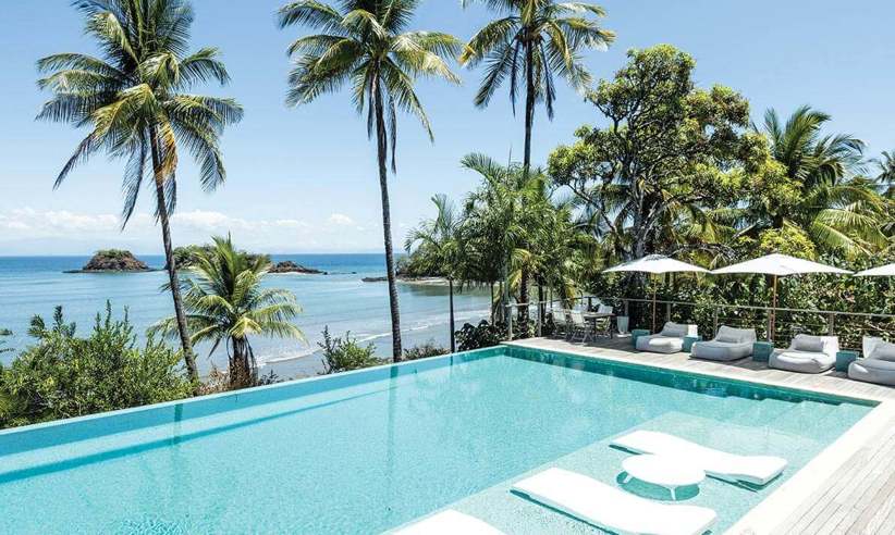 Relax by the infinity pool