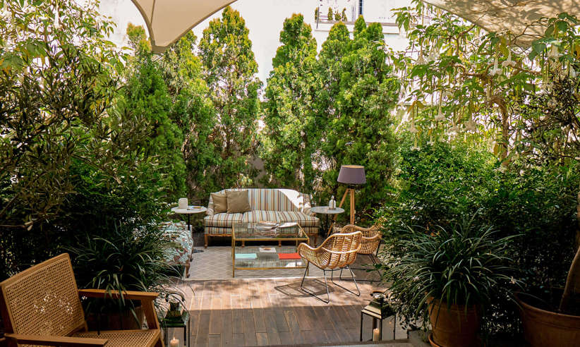 The peaceful garden