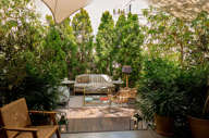 The peaceful garden
