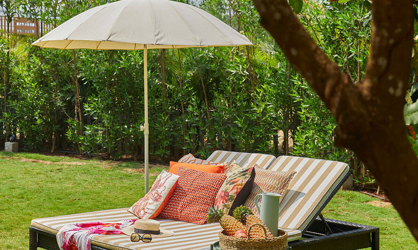 Relax in the lovely garden