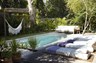 The lush garden and gorgeous pool
