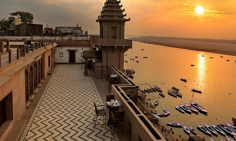 Sunset from the terrace
