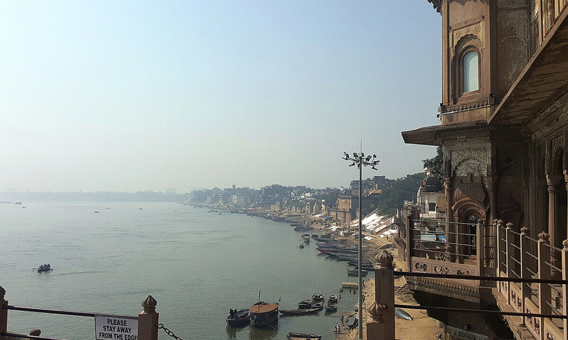 View of the river and famous ghats