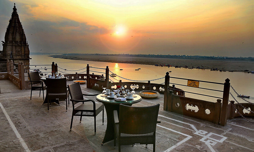 Dining al fresco is a particular joy